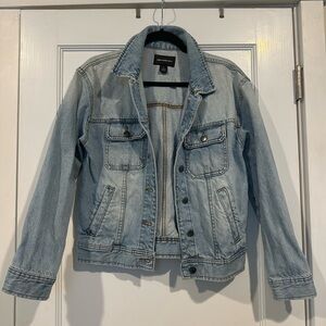 Something Navy Jean Jacket Oversize XS
